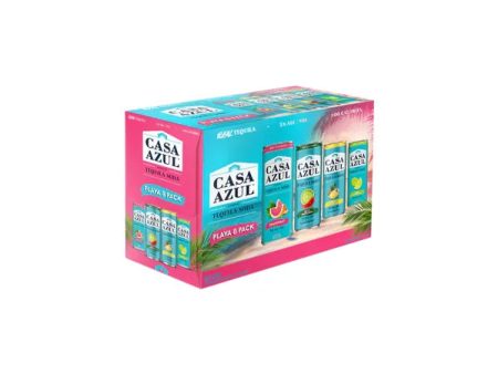 **CasaAzul Playa Pack Tequila Seltzer (8pk) Online Hot Sale