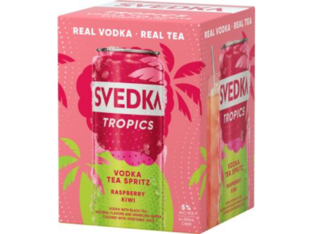 Svedka Tropics Raspberry Kiwi (4pk) Online Hot Sale