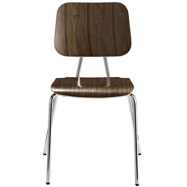 Motive Dining Wood Side Chair in Walnut Cheap