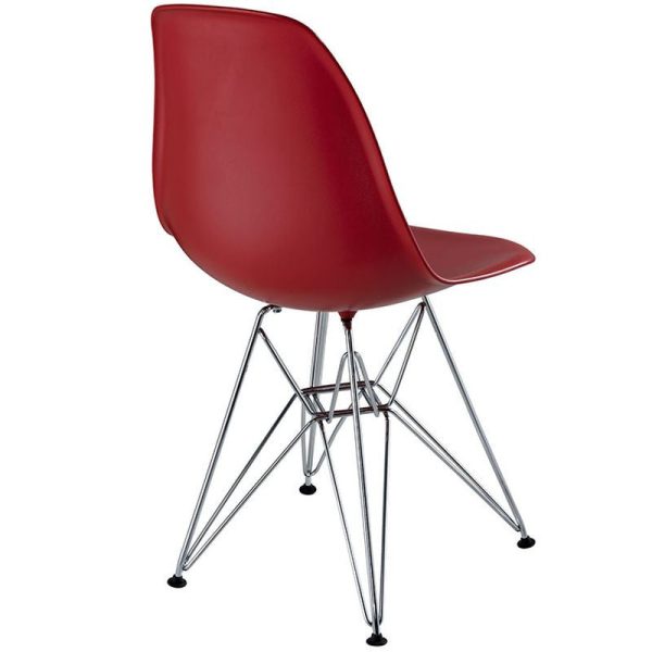 Paris Dining Side Chair in Red Online now