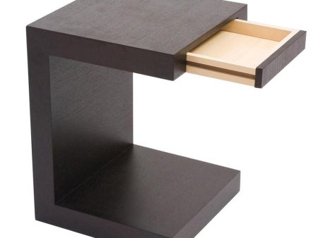 Zio Side Table Black Oak For Sale