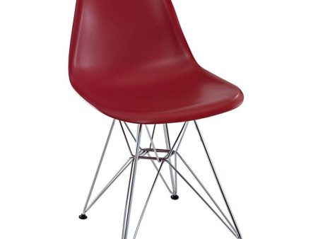 Paris Dining Side Chair in Red Online now