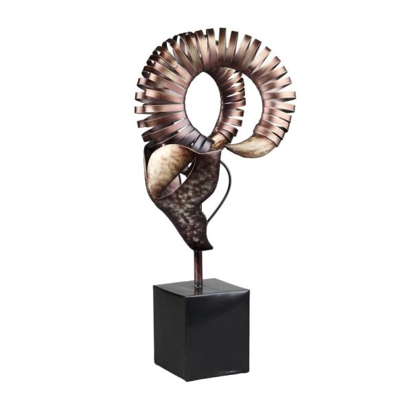 Horn Sculpture On Stand on Sale