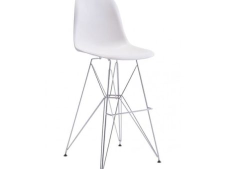 Zip Bar Chair White For Cheap