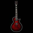 ESP E-II Eclipse QM Electric Guitar Black Cherry Sunburst Fashion