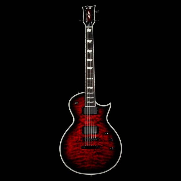 ESP E-II Eclipse QM Electric Guitar Black Cherry Sunburst Fashion