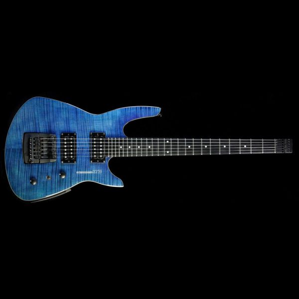 Used Steinberger ZT3 Custom Electric Guitar Transparent Blue Hot on Sale