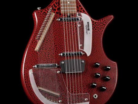 Jerry Jones Master Sitar Red Crackle 2002 Discount