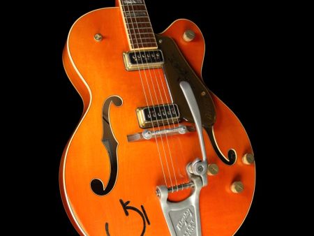 Used 2006 Gretsch Custom Shop Masterbuilt Stephen Stern G6120 Chet Atkins Electric Guitar Relic Orange Discount