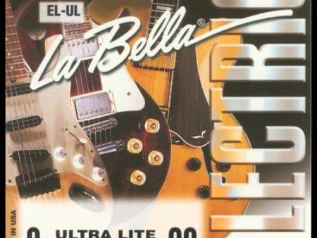 La Bella Nickel-Plated Roundwound Strings (Ultra Light 8-38) Supply