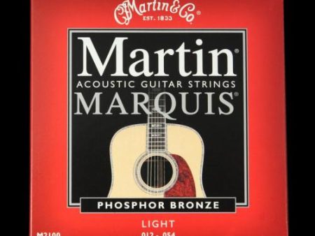 Martin Marquis Phosphor Bronze Acoustic Strings (Light 12-54) For Discount