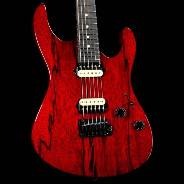 Suhr Modern Set Neck Black Limba Trans Red Discount