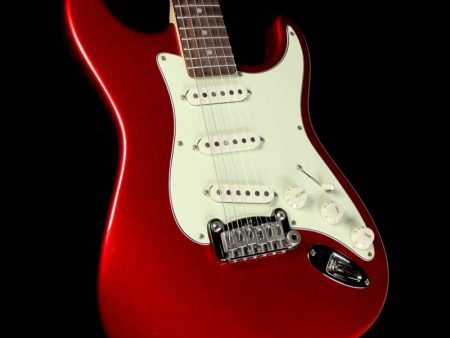 Used 2009 G&L Legacy Electric Guitar Candy Apple Red For Cheap