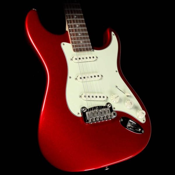 Used 2009 G&L Legacy Electric Guitar Candy Apple Red For Cheap