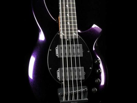 Ernie Ball Music Man Bongo 5 Bass Firemist Purple Fashion