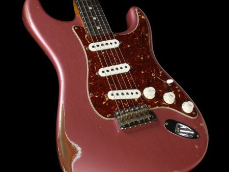 Used Fender Custom Shop Masterbuilt Yuriy Shishkov Mahogany  60 Stratocaster Relic Electric Guitar Burgundy Mist Online Sale