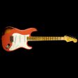 Fender Custom 2017 Time Machine Series  55 Stratocaster Relic Electric Guitar Aged Coral Pink over Chocolate 2-Tone Sunburst Online Sale