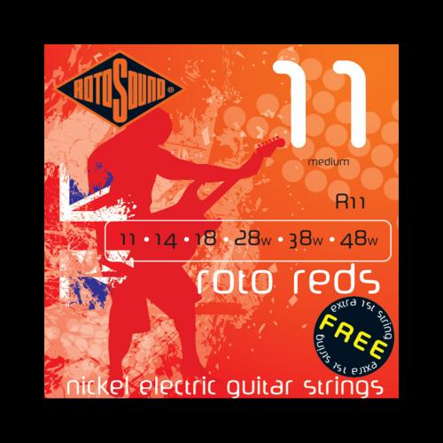 Rotosound R11 Roto Reds Electric Strings (11-48) Discount