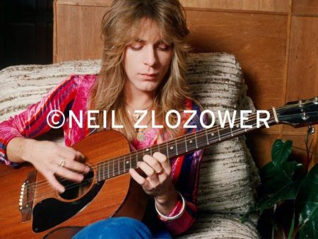 Randy Rhoads Acoustic Photo By Neil Zlozower 16 x 20 1977 Online now