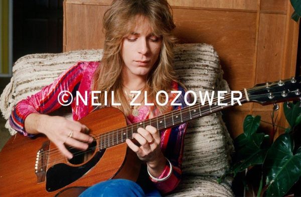 Randy Rhoads Acoustic Photo By Neil Zlozower 16 x 20 1977 Online now