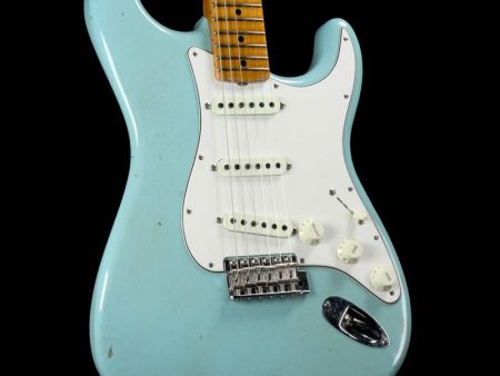 Fender Custom Shop Postmodern Stratocaster Journeyman Relic Aged Daphne Blue on Sale