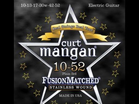 Curt Mangan Fusion Matched Stainless Wound Electric Strings (10-52) Cheap